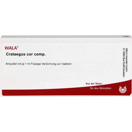 Crataegus Cor comp. Wala Ampullen, 10X1 ml AMP