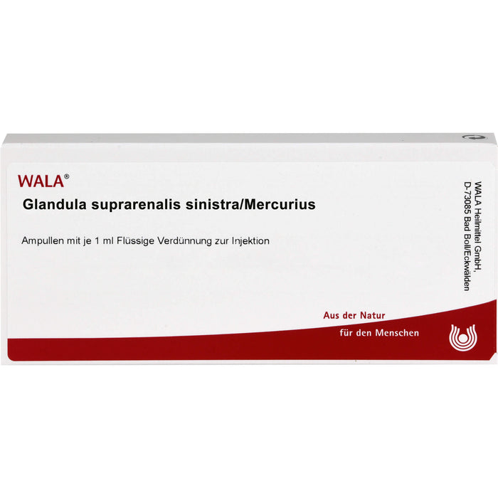 Glandula Supraren. Sinistra/Mercurius Wala Ampullen, 10X1 ml AMP