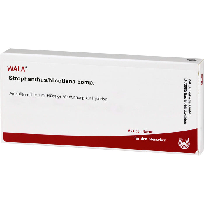 Strophanthus/Nicotian comp. Wala Ampullen, 10X1 ml AMP