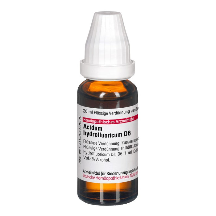DHU Acidum hydrofluoricum D6 Dilution, 20 ml Solution