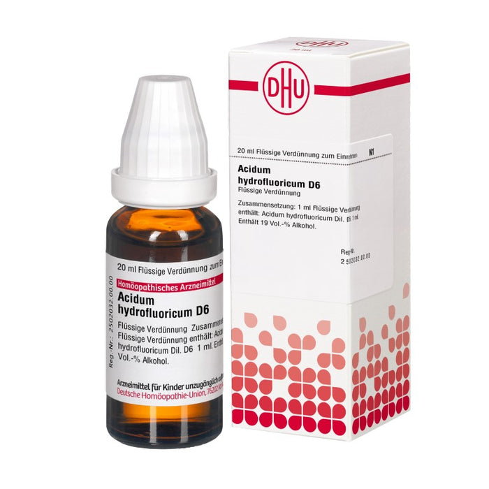 DHU Acidum hydrofluoricum D6 Dilution, 20 ml Solution