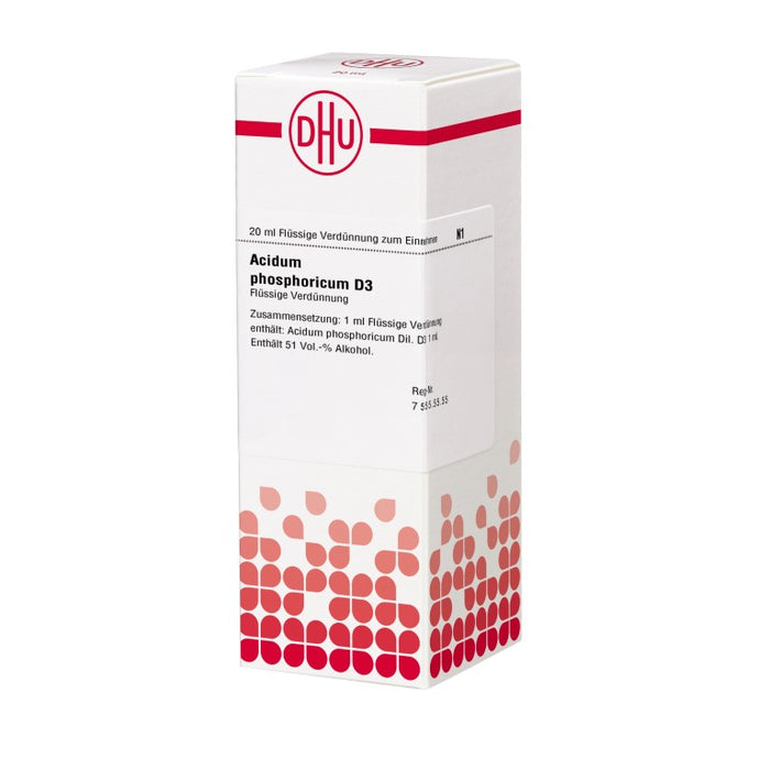 DHU Acidum phosphoricum D 3 flüssige Verdünnung, 20 ml Solution