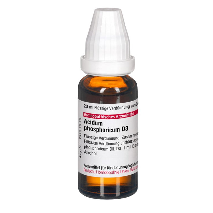 DHU Acidum phosphoricum D 3 flüssige Verdünnung, 20 ml Solution