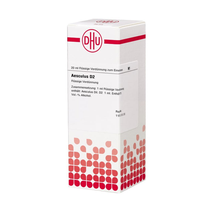 DHU Aesculus D2 Dilution, 20 ml Solution