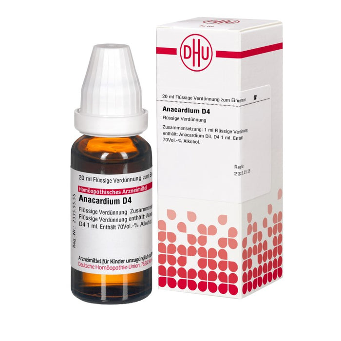 DHU Anacardium D4 Dilution, 20 ml Solution