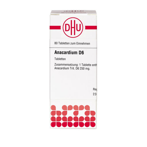DHU Anacardium D6 Tabletten, 80 St. Tabletten