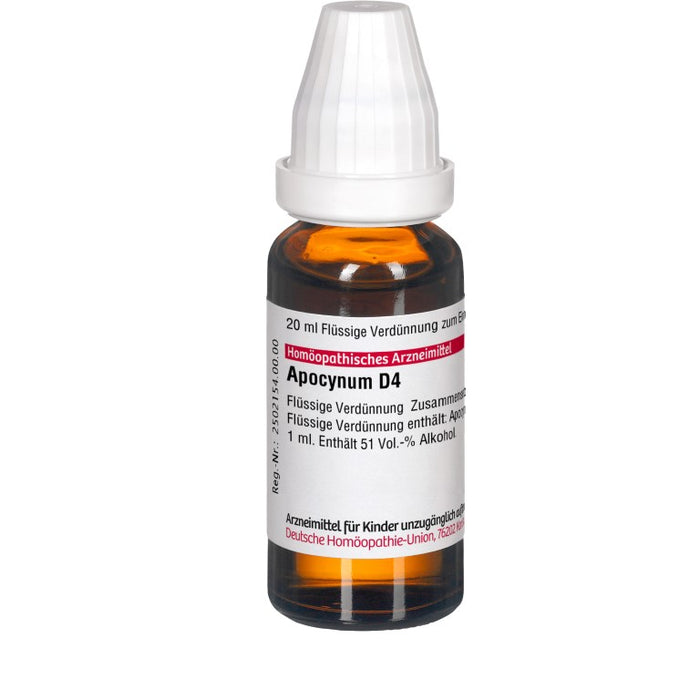 DHU Apocynum D4 Dilution, 20 ml Solution