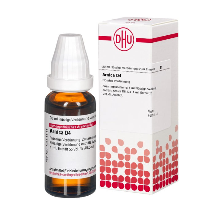 DHU Arnica D4 Dilution, 20 ml Solution