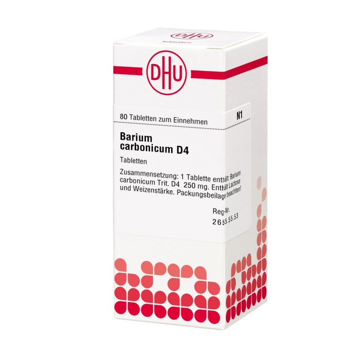 Barium carbonicum D4 DHU Tabletten, 80 pcs. Tablets