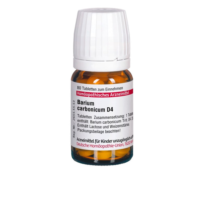 Barium carbonicum D4 DHU Tabletten, 80 pcs. Tablets