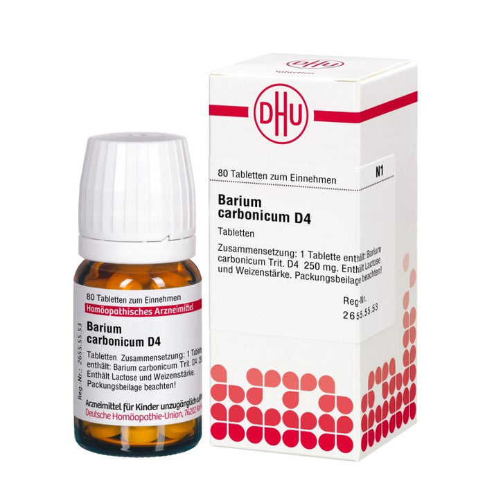 Barium carbonicum D4 DHU Tabletten, 80 pcs. Tablets