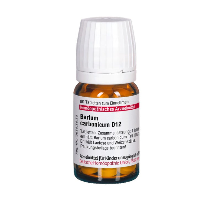 Barium carbonicum D12 DHU Tabletten, 80 pc Tablettes