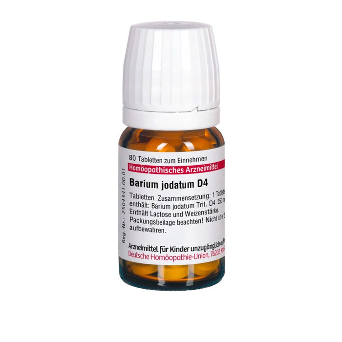 Barium jodatum D4 DHU Tabletten, 80 pc Tablettes