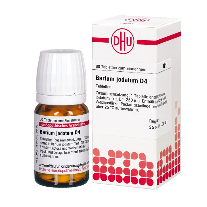Barium jodatum D4 DHU Tabletten, 80 pc Tablettes