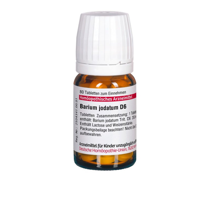 Barium jodatum D6 DHU Tabletten, 80 pc Tablettes