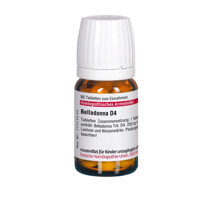Belladonna D4 DHU Tabletten, 80 pc Tablettes