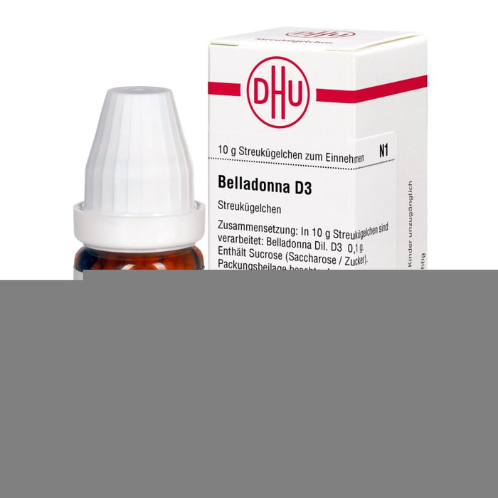 Belladonna D3 DHU Globuli, 10 g Globuli