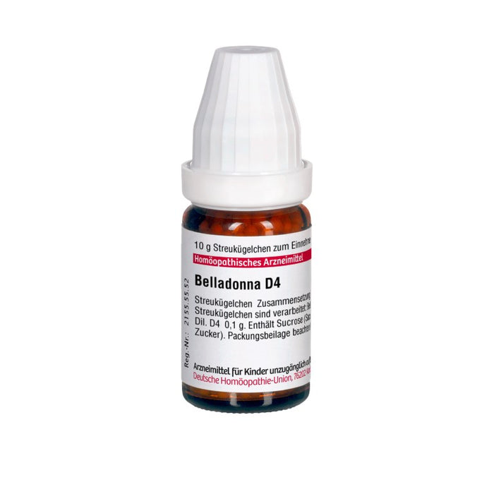Belladonna D4 DHU Globuli, 10 g Globules