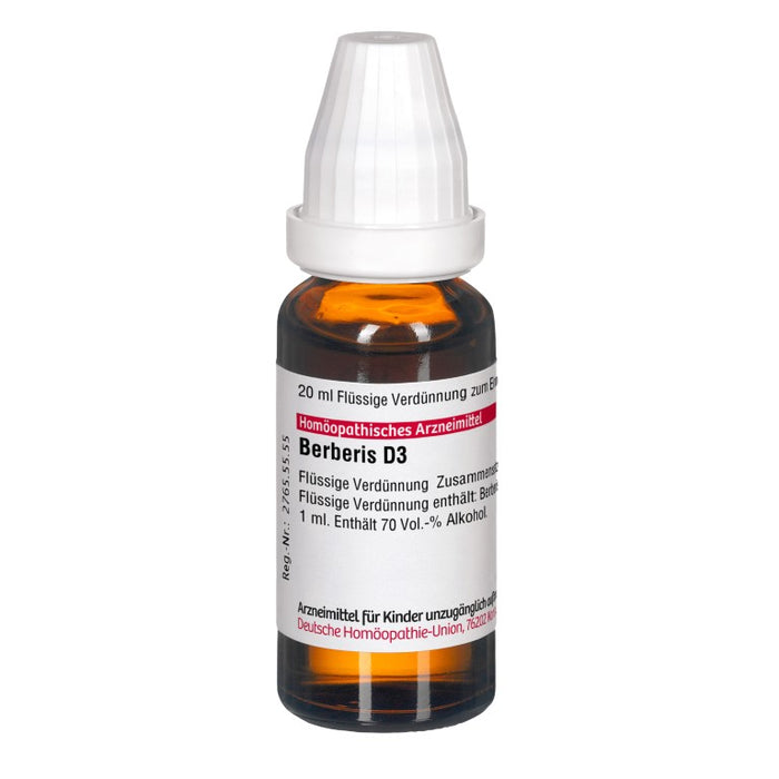 Berberis D3 DHU Dilution, 20 ml Solution