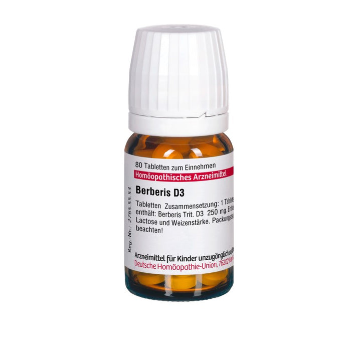 Berberis D3 DHU Tabletten, 80 St. Tabletten