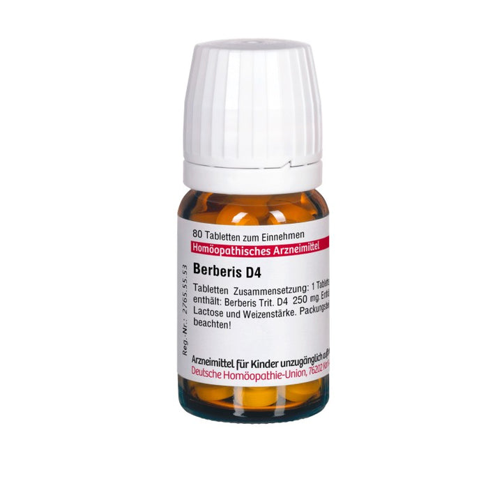Berberis D4 DHU Tabletten, 80 St. Tabletten