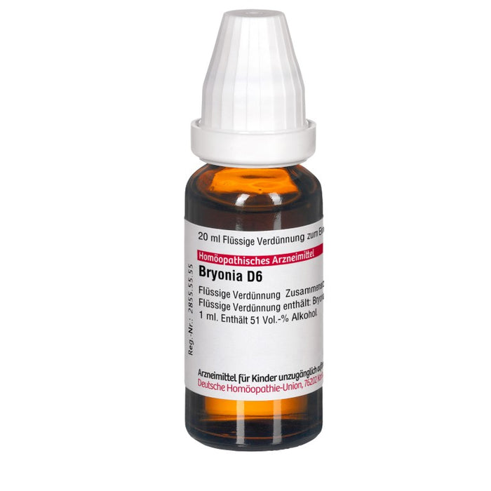 DHU Bryonia D6 Dilution, 20 ml Solution