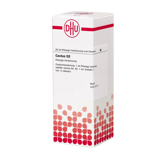 DHU Cactus D2 Dilution, 20 ml Solution