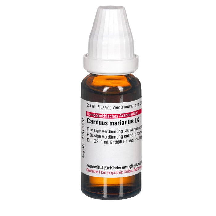 DHU Carduus marianus D2 Dilution, 20 ml Solution