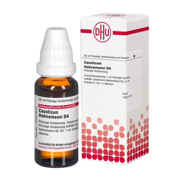 DHU Causticum Hahnemanni D4 Dilution, 20 ml Solution