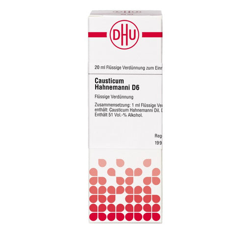 DHU Causticum Hahnemanni D6 Dilution, 20 ml Lösung