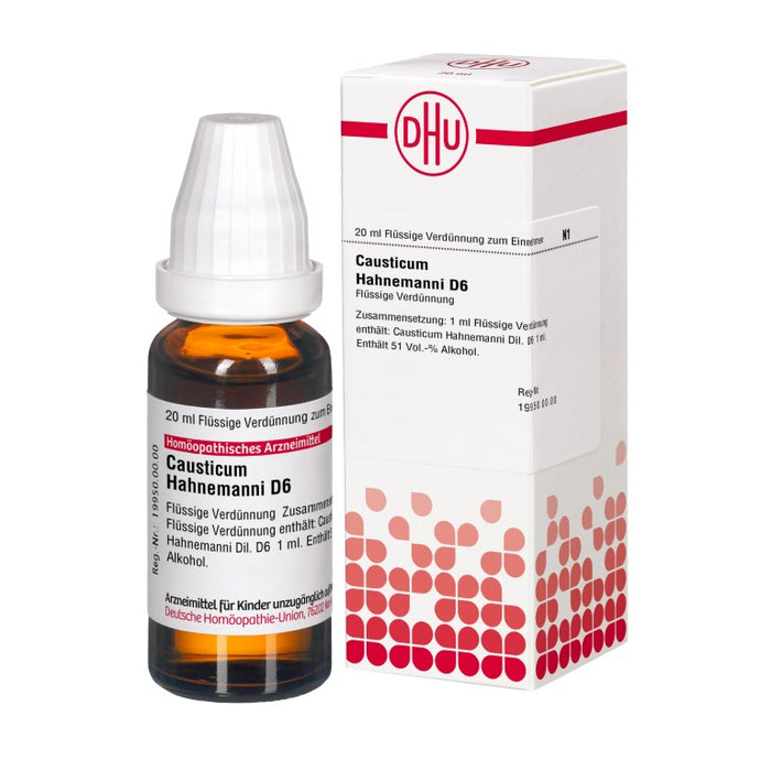 DHU Causticum Hahnemanni D6 Dilution, 20 ml Solution