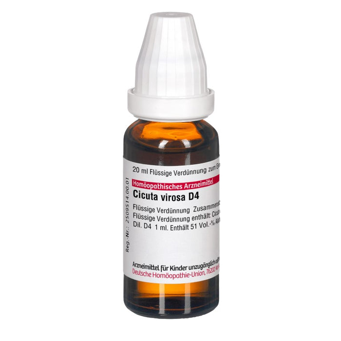 Cicuta virosa D4 DHU Dilution, 20 ml Solution