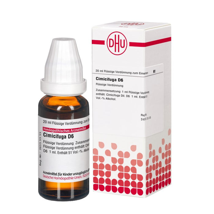 DHU Cimicifuga D6 Dilution, 20 ml Solution
