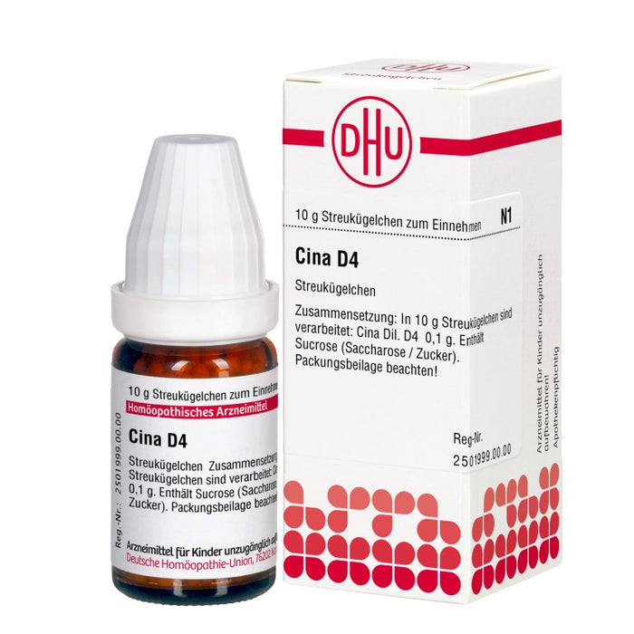 Cina D4 DHU Globuli, 10 g Globules