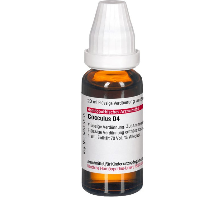 Cocculus D4 DHU Dilution, 20 ml Solution