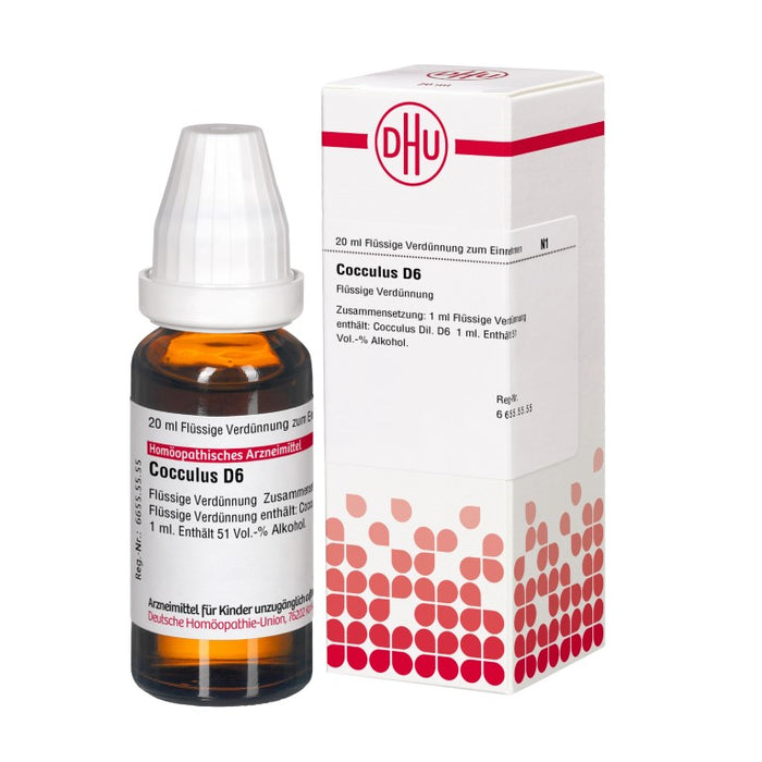 Cocculus D6 DHU Dilution, 20 ml Solution