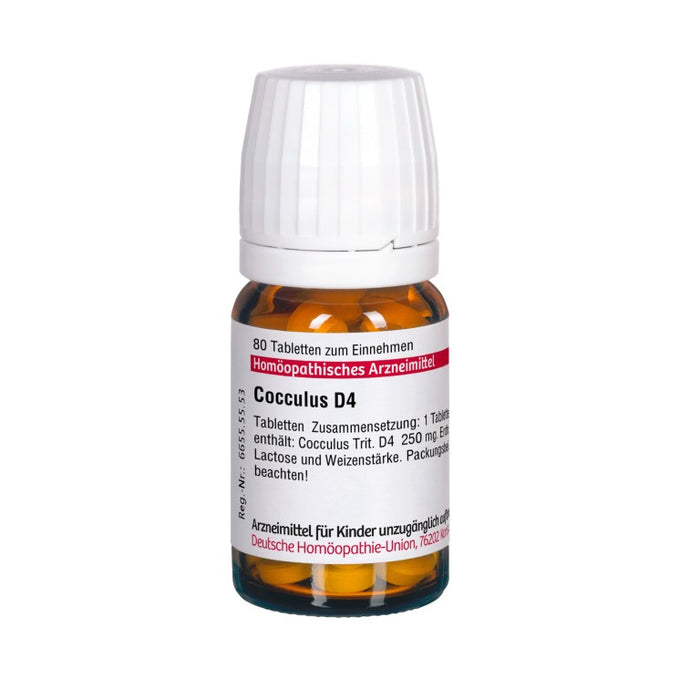Cocculus D4 DHU Tabletten, 80 pc Tablettes