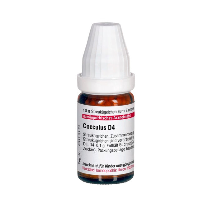 Cocculus D4 DHU Globuli, 10 g Globules