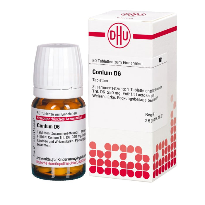 Conium D6 DHU Tabletten, 80 pc Tablettes