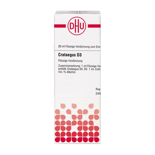 DHU Crataegus D3 Dilution, 20 ml Lösung