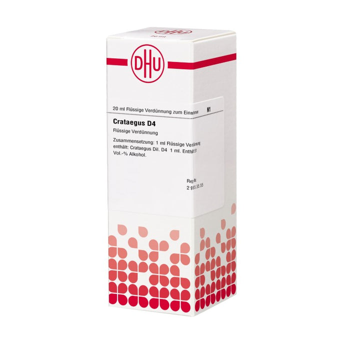 DHU Crataegus D4 Dilution, 20 ml Solution
