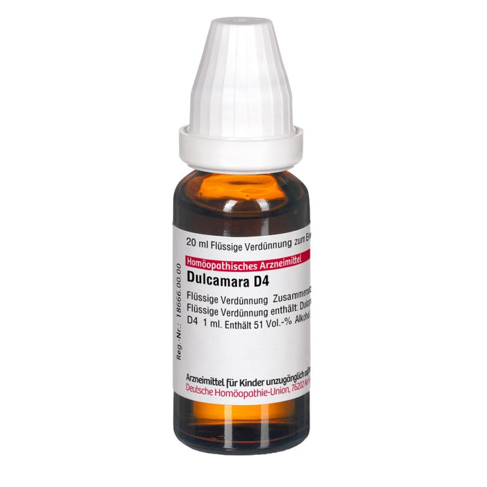 Dulcamara D4 DHU Dilution, 20 ml Solution