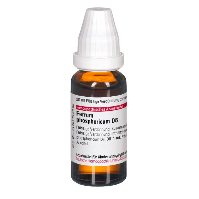 DHU Ferrum phosphoricum D8 Dilution, 20 ml Solution