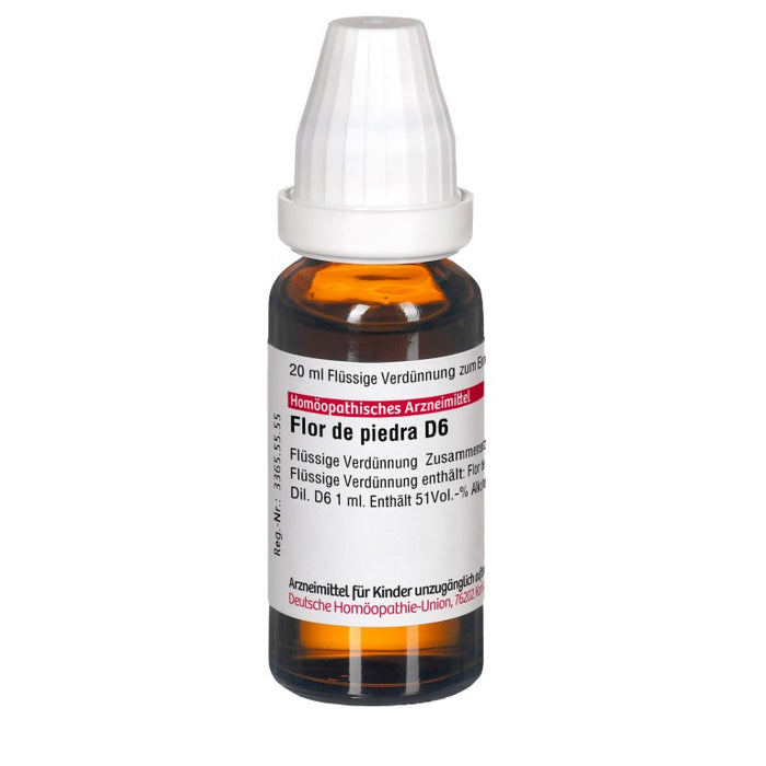 Flor de Piedra D6 DHU Dilution, 20 ml Solution