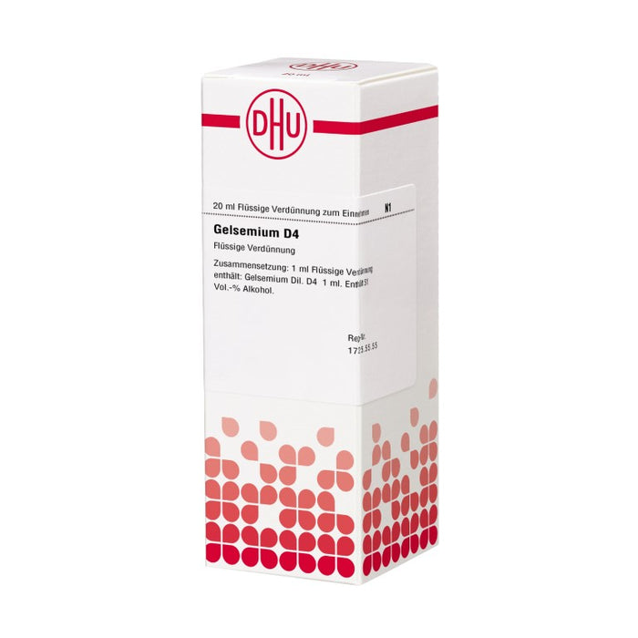 DHU Gelsemium D4 Dilution, 20 ml Solution