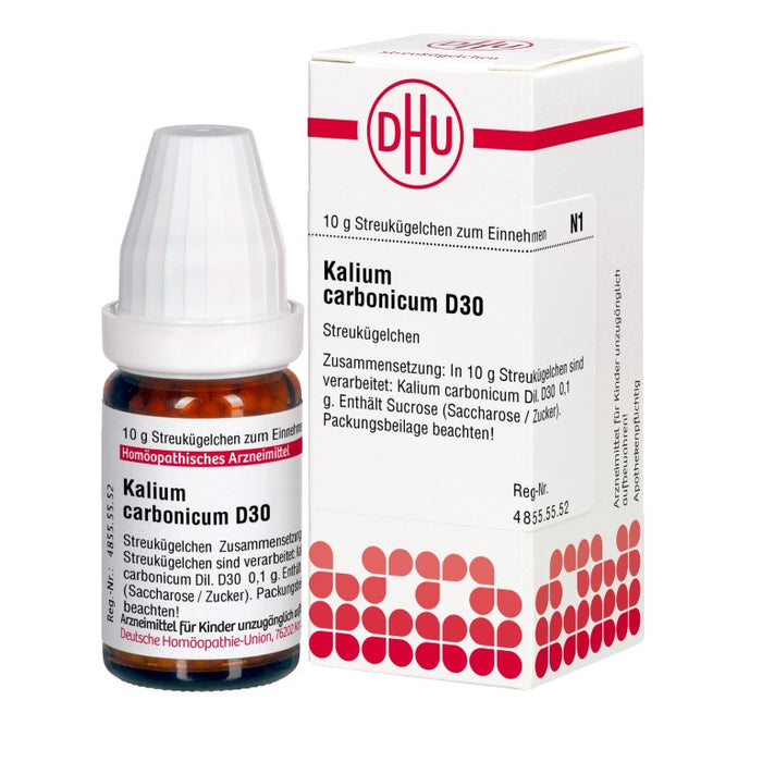 DHU Kalium carbonicum D30 Streukügelchen, 10 g Globules