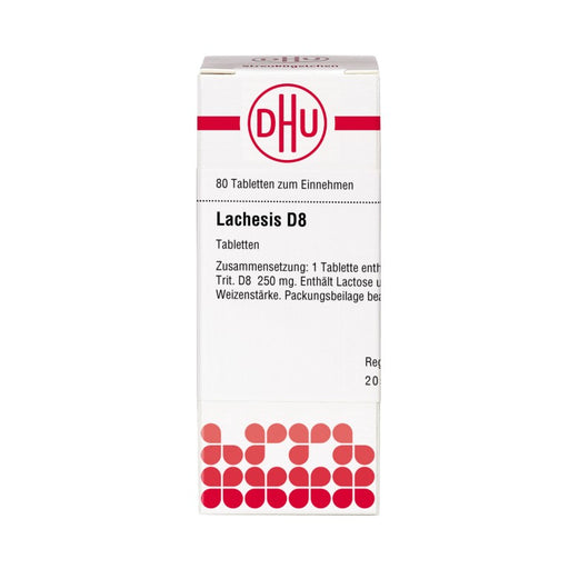 DHU Lachesis D8 Tabletten, 80 St. Tabletten