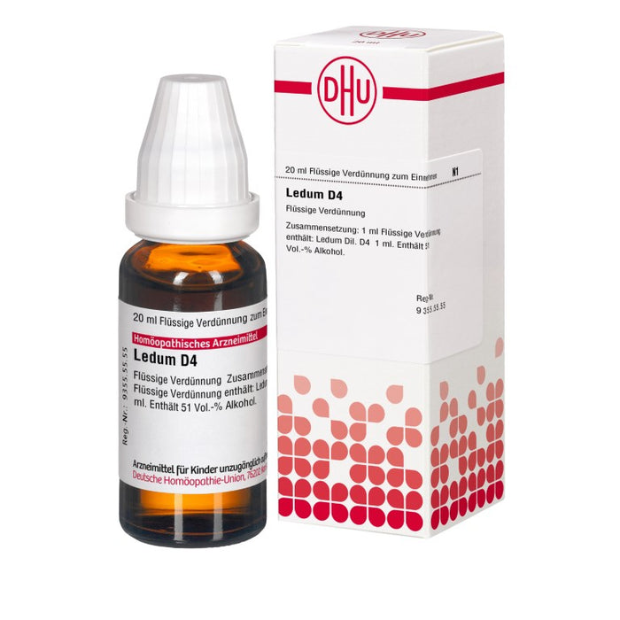 DHU Ledum D4 Dilution, 20 ml Solution