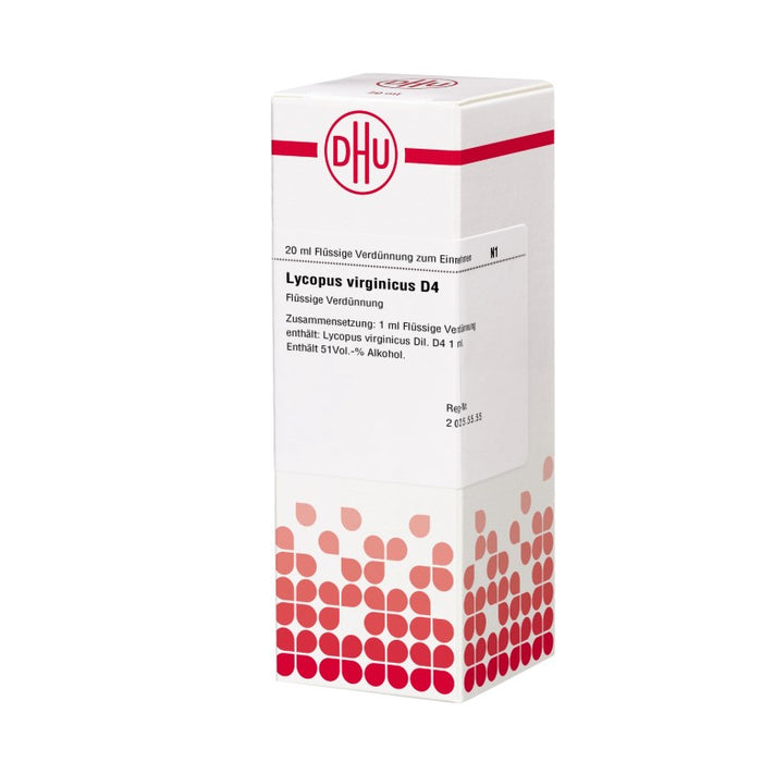 Lycopus virginicus D4 DHU Dilution, 20 ml Solution