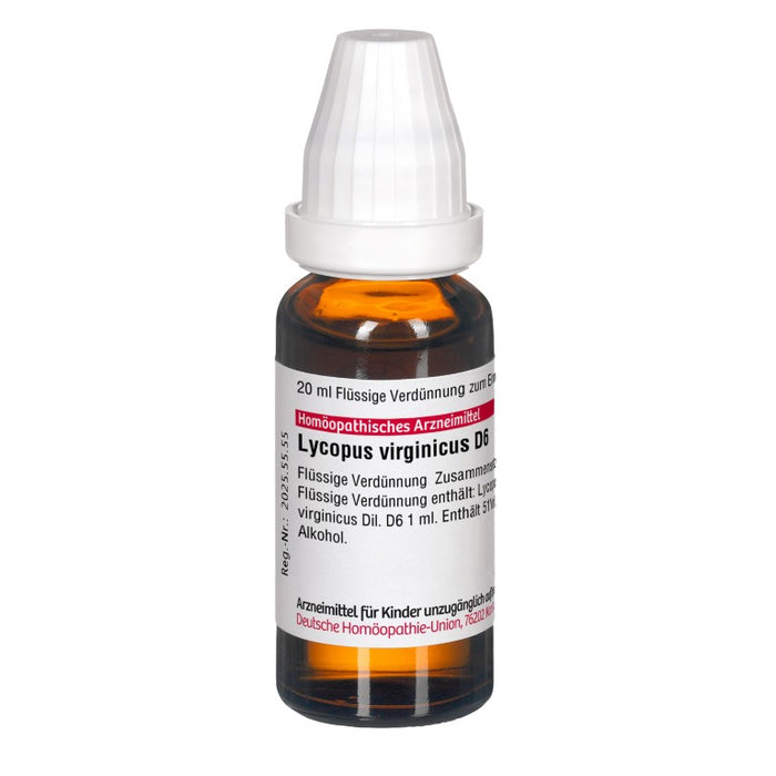 Lycopus virginicus D6 DHU Dilution, 20 ml Lösung